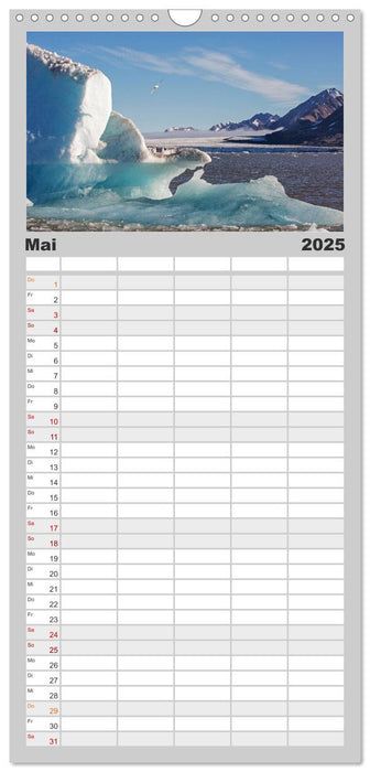 TRAUMZIEL ARKTIS, Impressionen vom Rand der Welt (CALVENDO Familienplaner 2025)