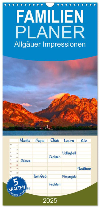 Allgäuer Impressionen (CALVENDO Familienplaner 2025)
