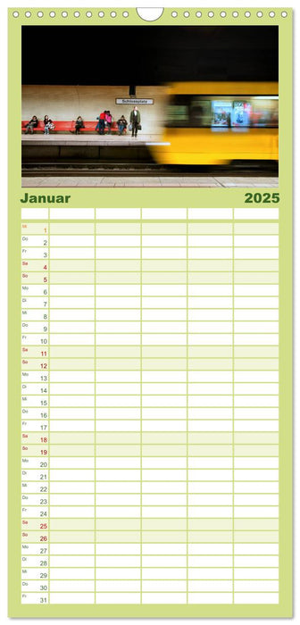 stadtansichten stuttgart (CALVENDO Familienplaner 2025)