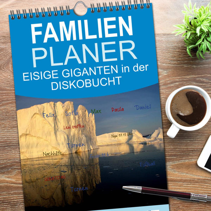 EISIGE GIGANTEN in der DISKOBUCHT (CALVENDO Familienplaner 2025)