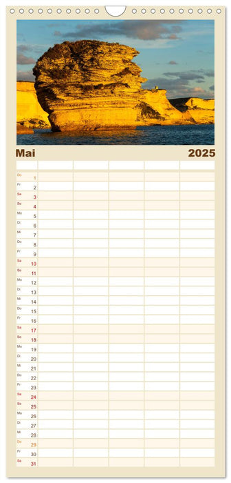 Bonifacio. Korsika (CALVENDO Familienplaner 2025)