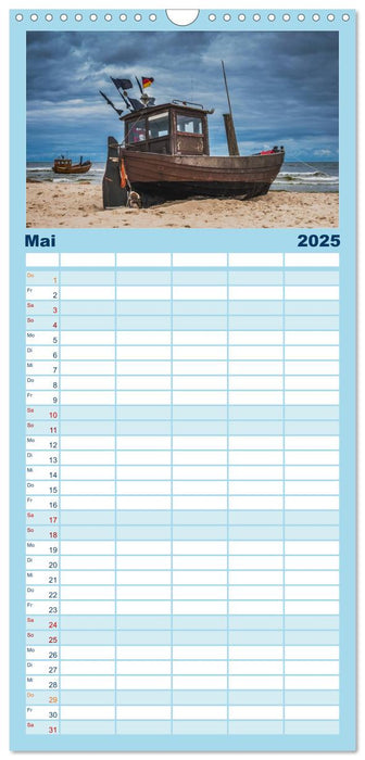 Zeit für Erholung - Insel Usedom / Geburtstagskalender (CALVENDO Familienplaner 2025)