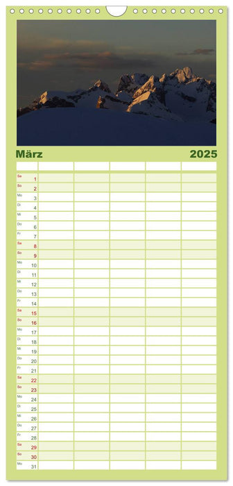 Südtirol im Jahreslauf (CALVENDO Familienplaner 2025)