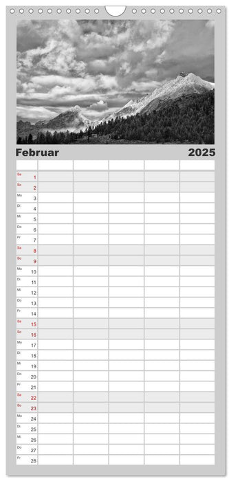 Bergsucht 2025 (CALVENDO Familienplaner 2025)