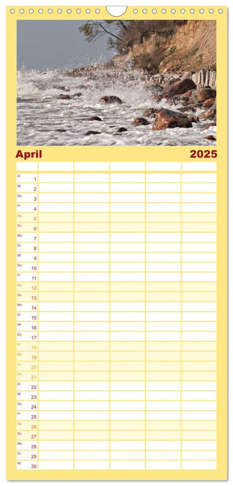 Ostsee erleben (CALVENDO Familienplaner 2025)