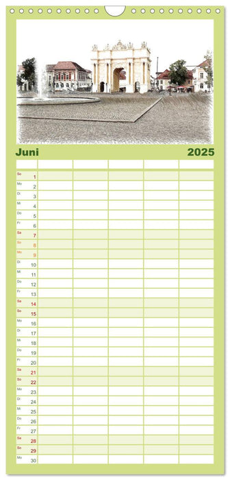 Potsdam Kalender (CALVENDO Familienplaner 2025)