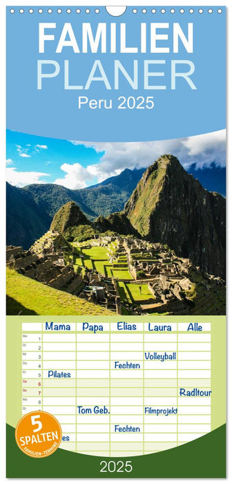 Peru 2025 (CALVENDO Familienplaner 2025)