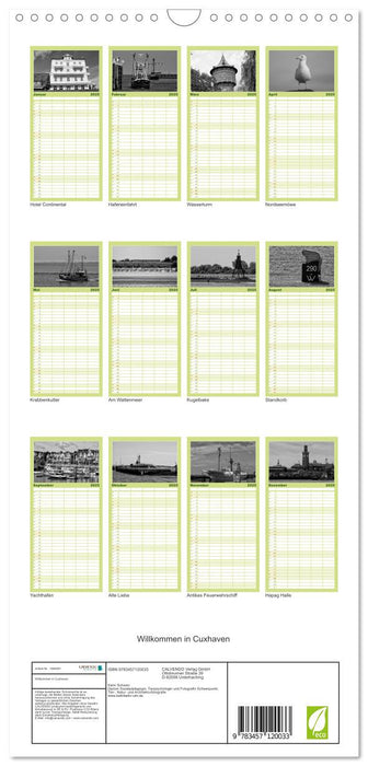 Willkommen in Cuxhaven (CALVENDO Familienplaner 2025)