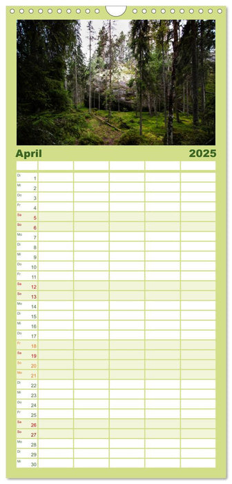 Wald (CALVENDO Familienplaner 2025)