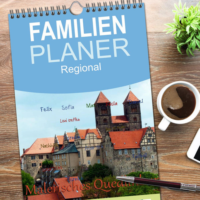 Malerisches Quedlinburg (CALVENDO Familienplaner 2025)