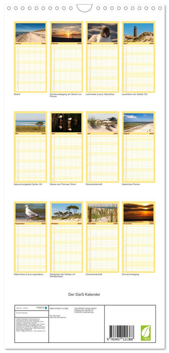 Der Darß Kalender (CALVENDO Familienplaner 2025)