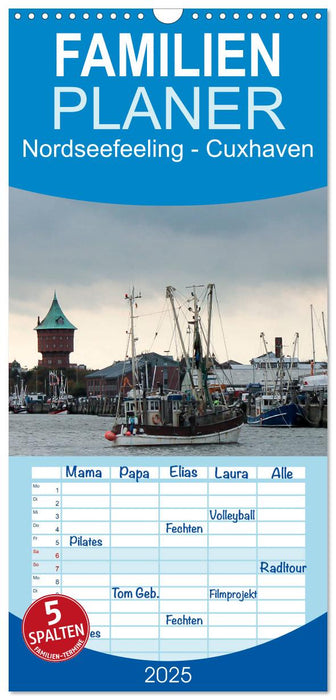 Nordseefeeling - Cuxhaven (CALVENDO Familienplaner 2025)