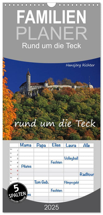 Rund um die Teck (CALVENDO Familienplaner 2025)