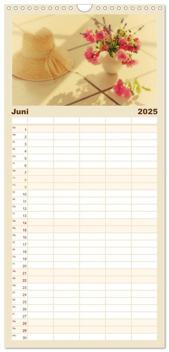 Rosen Blüten Terminkalender (CALVENDO Familienplaner 2025)