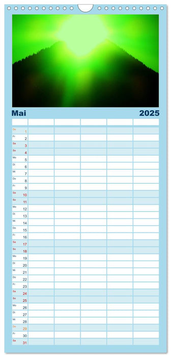 Licht-Portale 2025 (CALVENDO Familienplaner 2025)