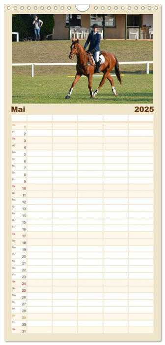 Mein Reitsport Kalender (CALVENDO Familienplaner 2025)