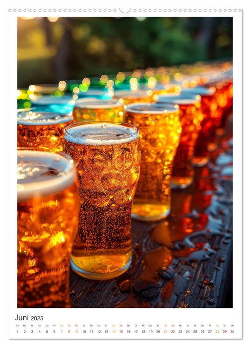 Cooles Bier - Köstliches aus der Natur. (CALVENDO Premium Wandkalender 2025)