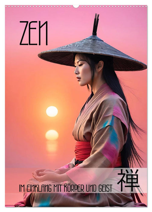Zen - im Einklang mit Körper und Geist (CALVENDO Wandkalender 2025)