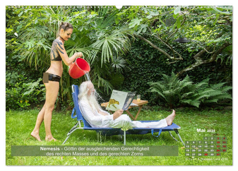 Bodypainting Göttinnen in jeder Frau (CALVENDO Premium Wandkalender 2025)