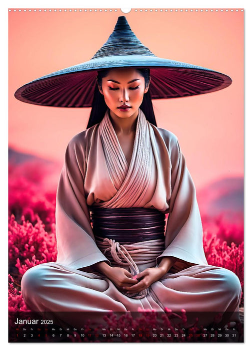 Zen - im Einklang mit Körper und Geist (CALVENDO Premium Wandkalender 2025)