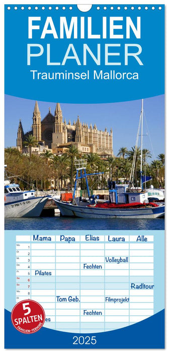 Trauminsel Mallorca (CALVENDO Familienplaner 2025)