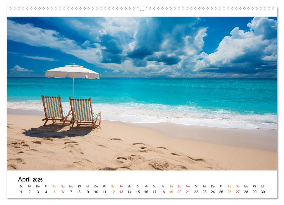 Mein Strand - ein Traum (CALVENDO Premium Wandkalender 2025)