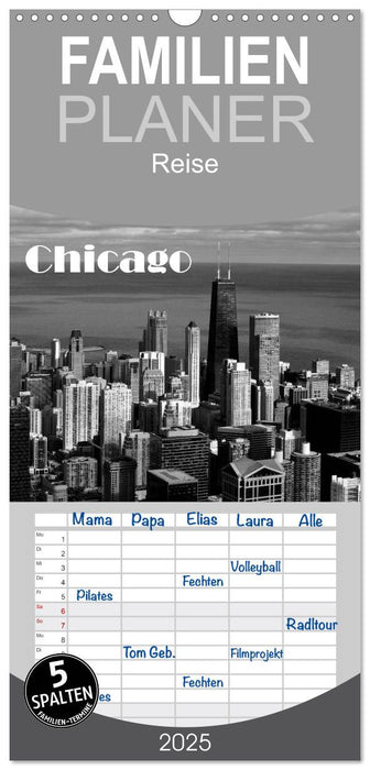 Chicago 2025 (CALVENDO Familienplaner 2025)