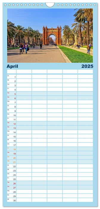 Die 12 meistbesuchten Städte in Europa (CALVENDO Familienplaner 2025)