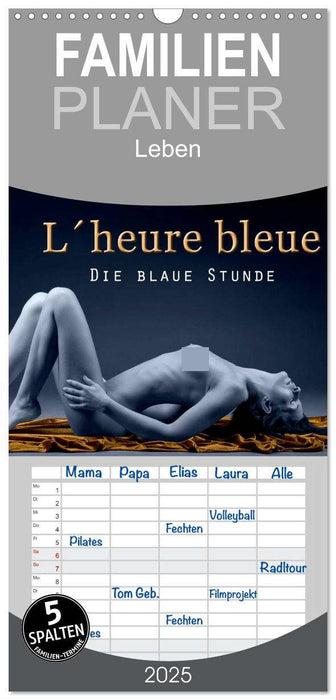 L´heure bleu - Die blaue Stunde (CALVENDO Familienplaner 2025)