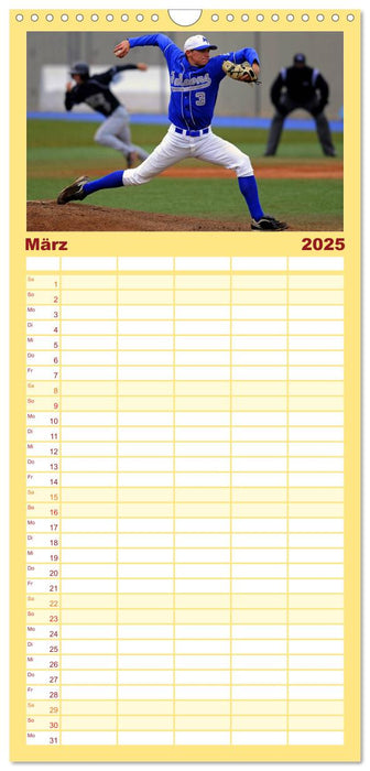 Kultsport Baseball (CALVENDO Familienplaner 2025)