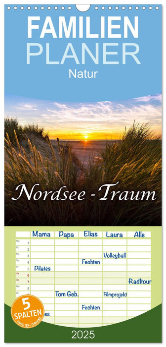 Nordsee - Traum (CALVENDO Familienplaner 2025)
