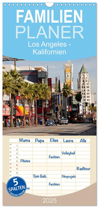 Los Angeles - Kalifornien (CALVENDO Familienplaner 2025)