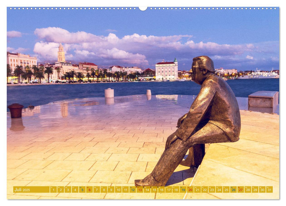 Split - Zauberhafte Perle an der Adriaküste Kroatiens (CALVENDO Premium Wandkalender 2025)