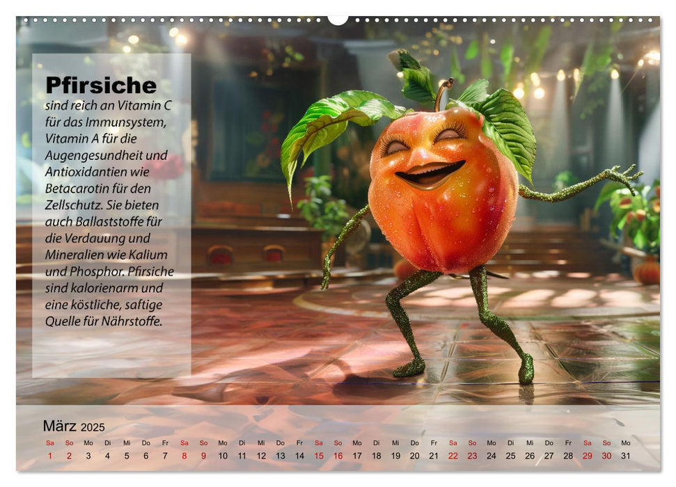 Tanzende Früchtchen (CALVENDO Wandkalender 2025)