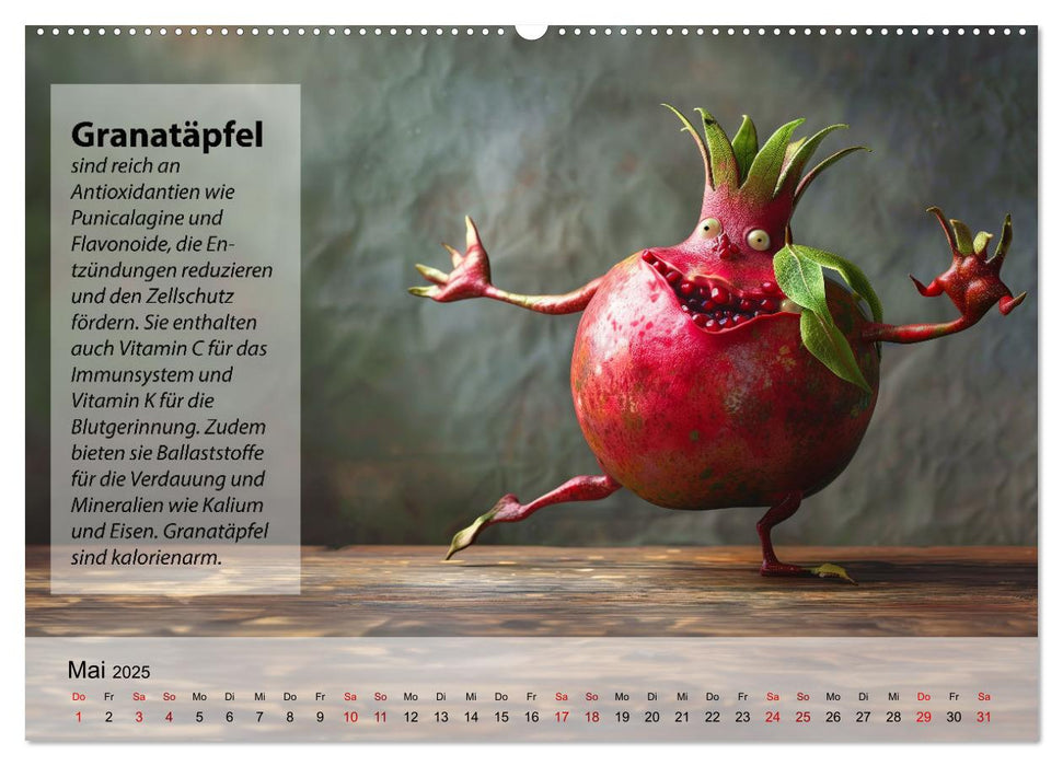 Tanzende Früchtchen (CALVENDO Premium Wandkalender 2025)