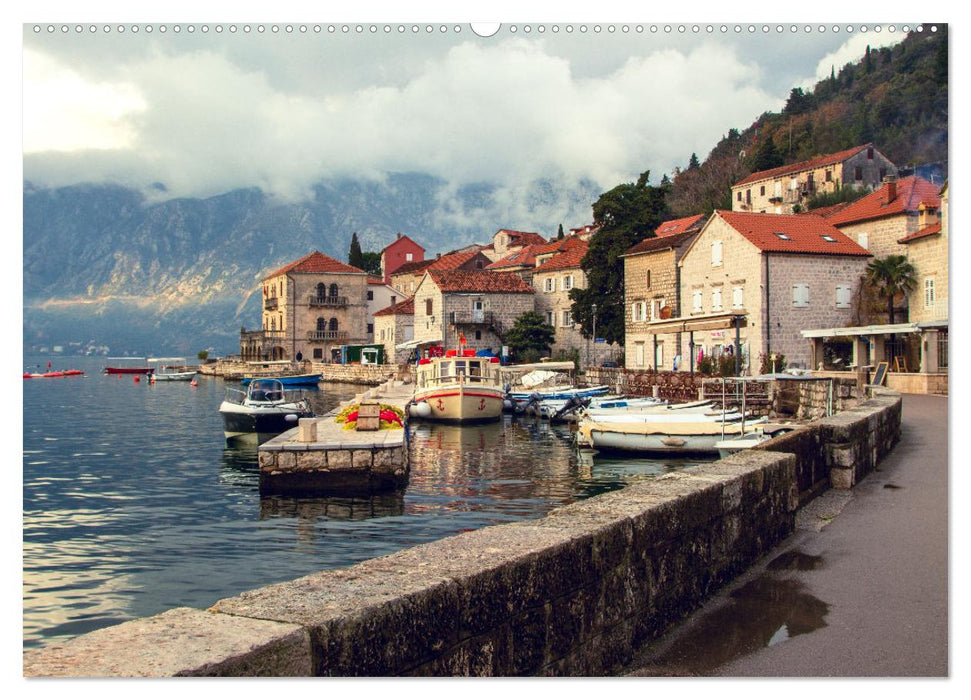 Perast in Montenegro - Romantisches Städtchen in faszinierender Landschaft (CALVENDO Wandkalender 2025)