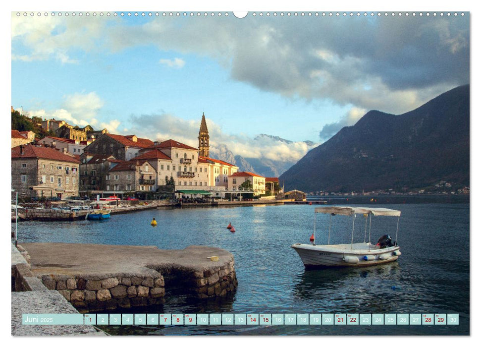 Perast in Montenegro - Romantisches Städtchen in faszinierender Landschaft (CALVENDO Premium Wandkalender 2025)