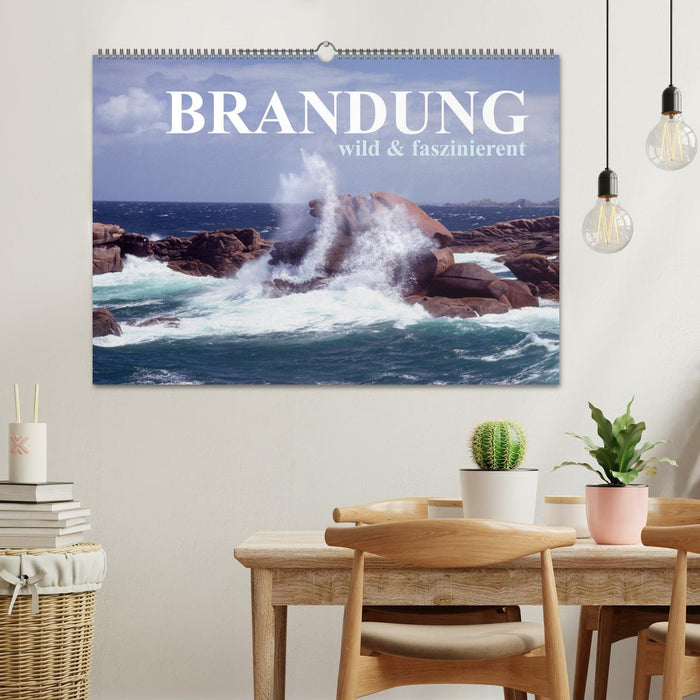 Brandung faszinierent und wild (CALVENDO Wandkalender 2025)