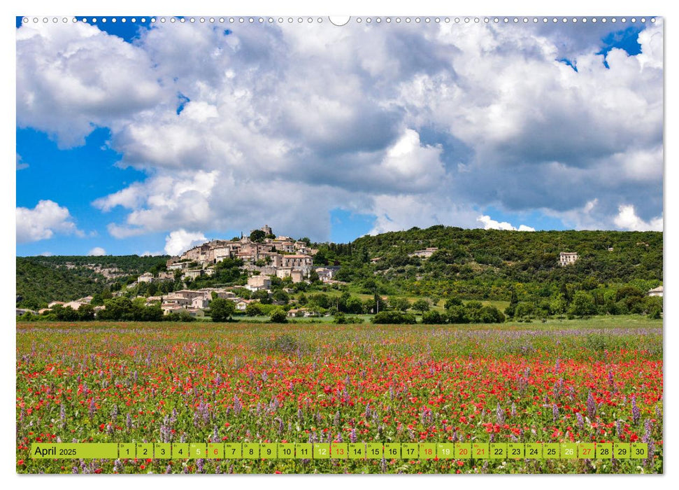 Wo die Provence am schönsten ist (CALVENDO Premium Wandkalender 2025)