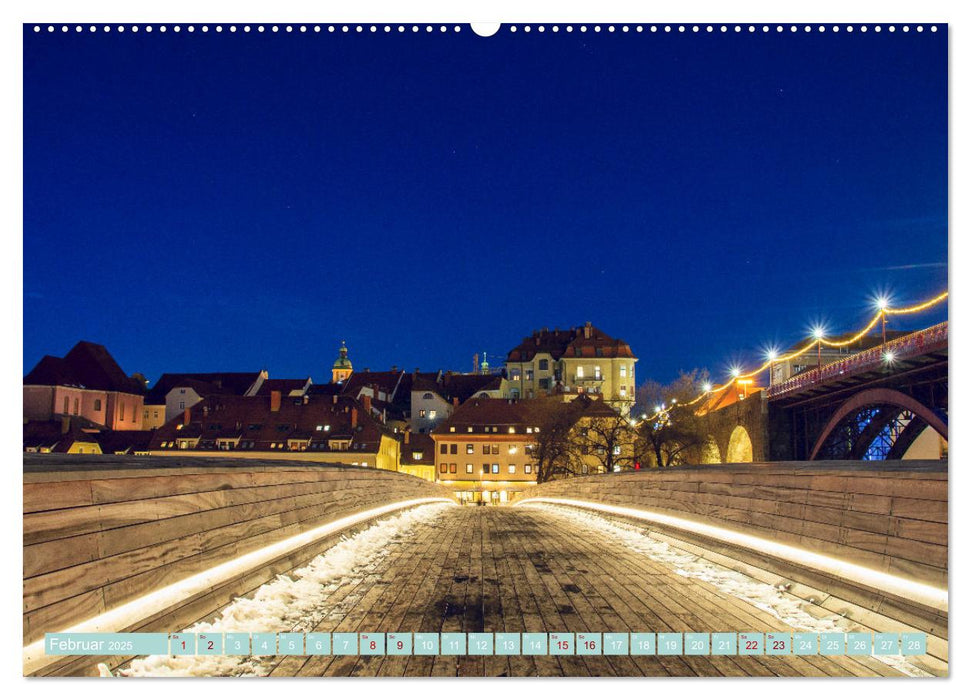 Maribor - Entspannde Stadt am Ufer der Drau (CALVENDO Wandkalender 2025)