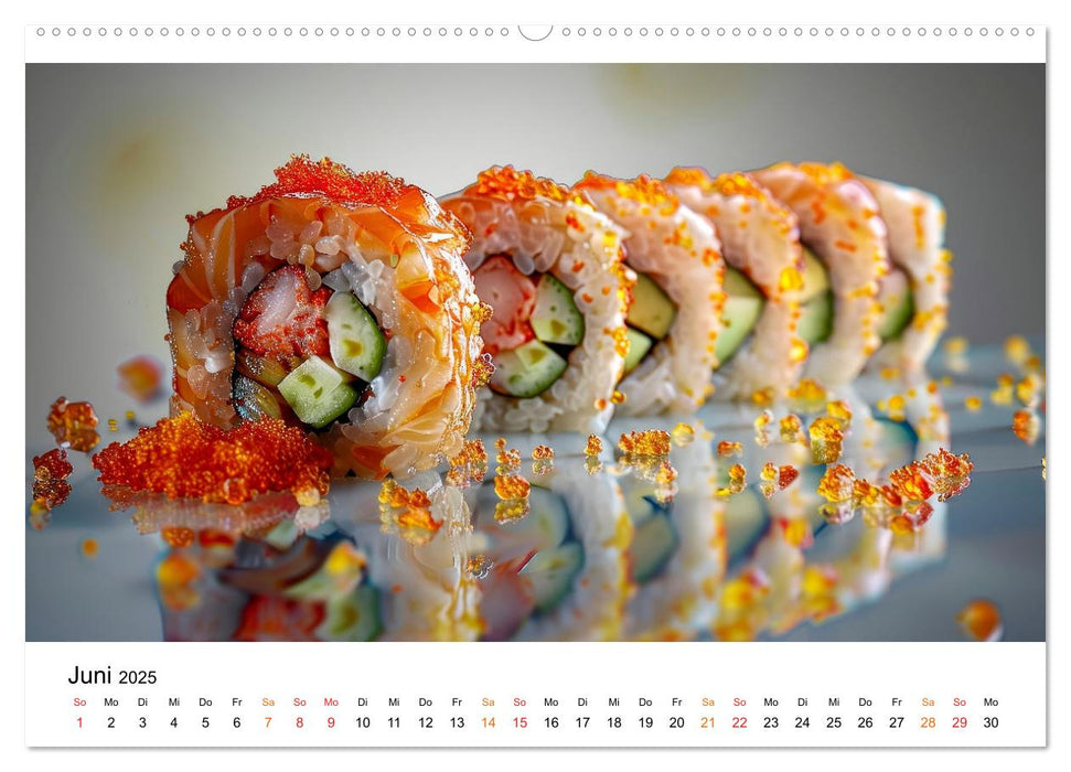 Sushi für Gourmets (CALVENDO Premium Wandkalender 2025)