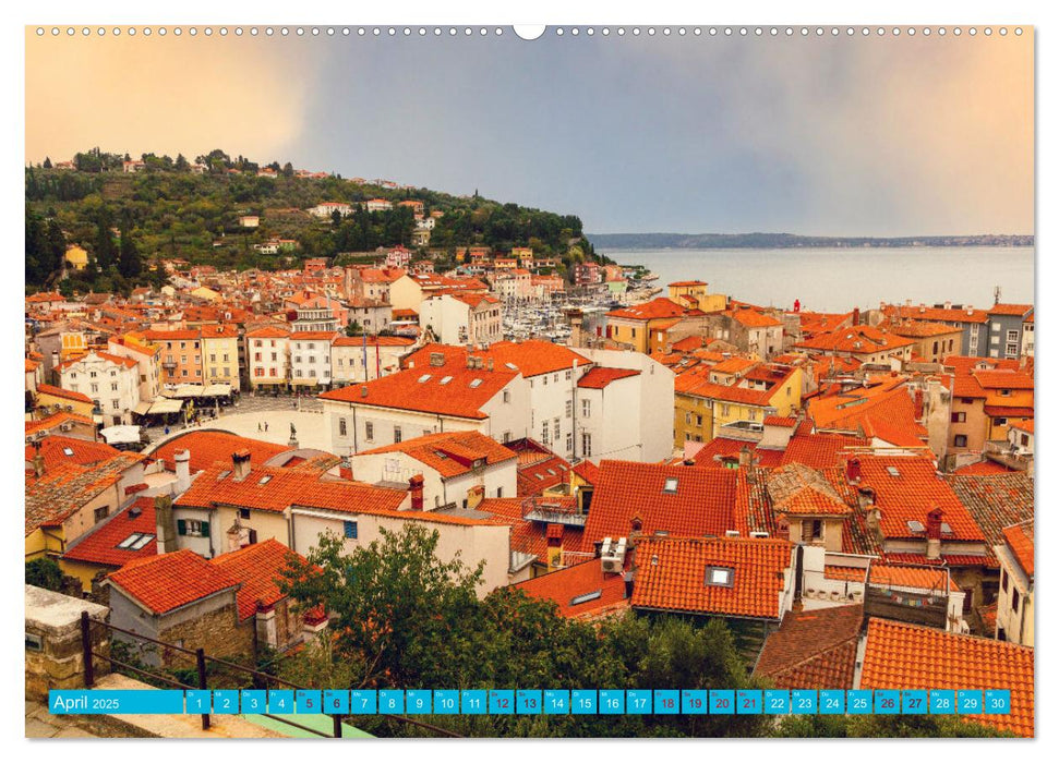 Piran - Slowenische Perle an der Adriaküste (CALVENDO Wandkalender 2025)