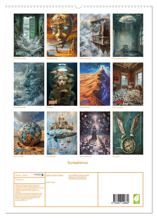 Surrealismus (CALVENDO Premium Wandkalender 2025)