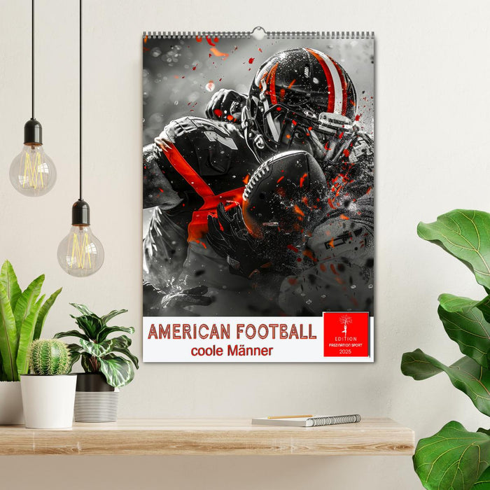 American Football - coole Männer (CALVENDO Wandkalender 2025)