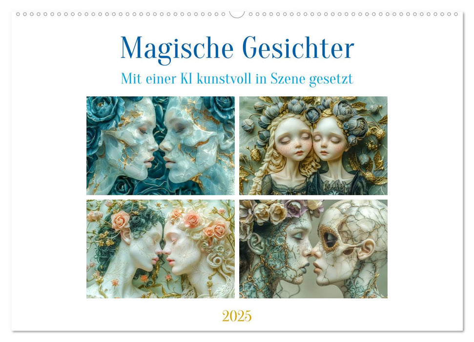 Magische Gesichter (CALVENDO Wandkalender 2025)