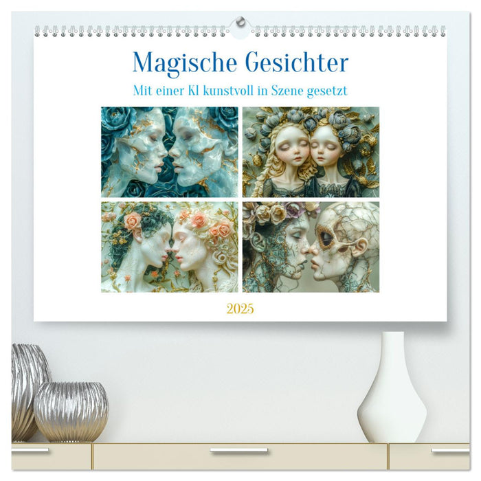 Magische Gesichter (CALVENDO Premium Wandkalender 2025)