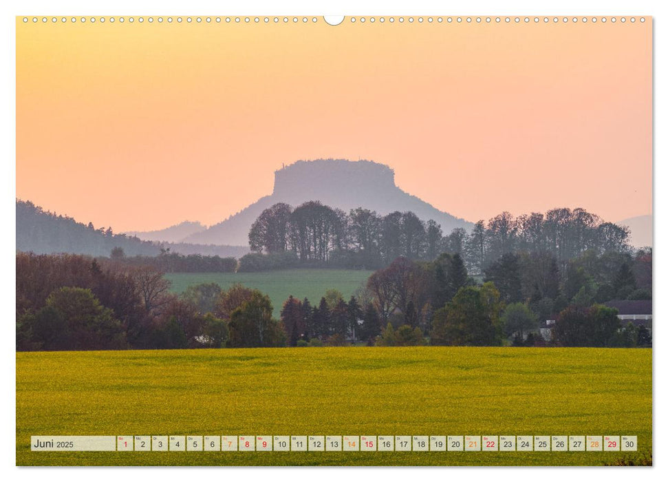 Sächsische Schweiz - Wandern durch das Elbsandsteingebirge (CALVENDO Wandkalender 2025)