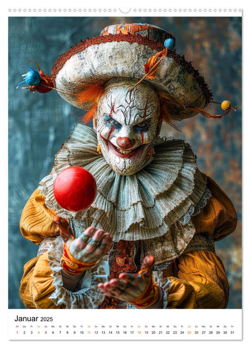 Der Clown (CALVENDO Wandkalender 2025)