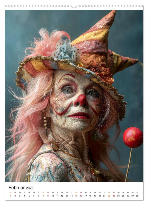 Der Clown (CALVENDO Wandkalender 2025)