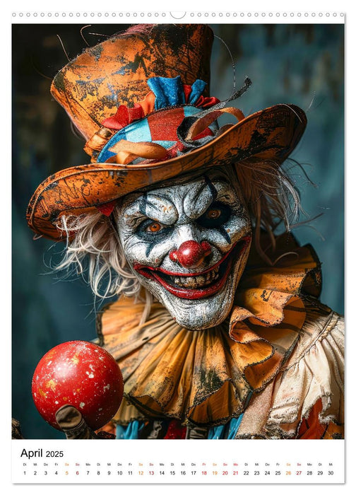 Der Clown (CALVENDO Wandkalender 2025)